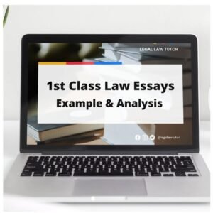 1st Class Law Essays Pack
